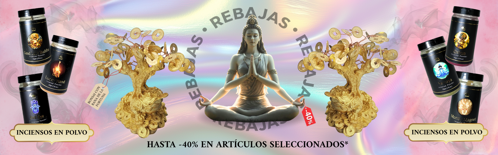 Rebajas en artículos espirituales y esotéricos en Barcelona Incense